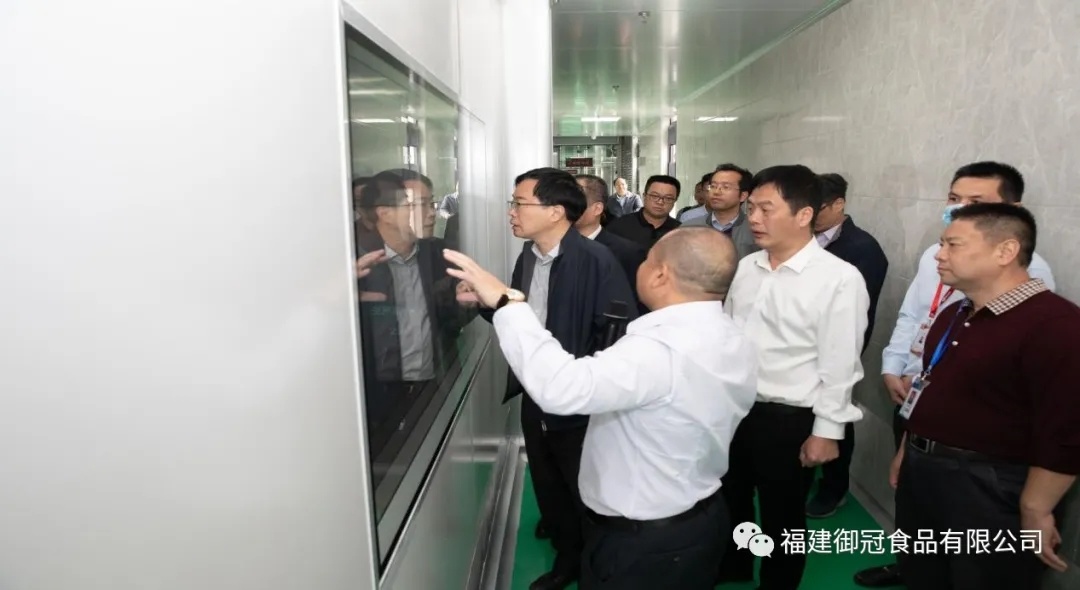 Lin Fei, Deputy Secretary of Fuzhou Municipal Committee, Liu Zhuoqun, Member of the Standing Committee of Fuzhou Municipal Committee and Secretary of Fuqing Municipal Committee, and his party came to our company to investigate and guide our work!